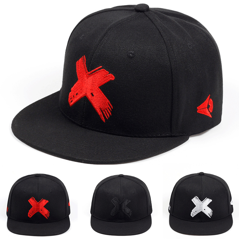 X Men Accessories - للجنسين حرف X بسيط التطريز الهيب