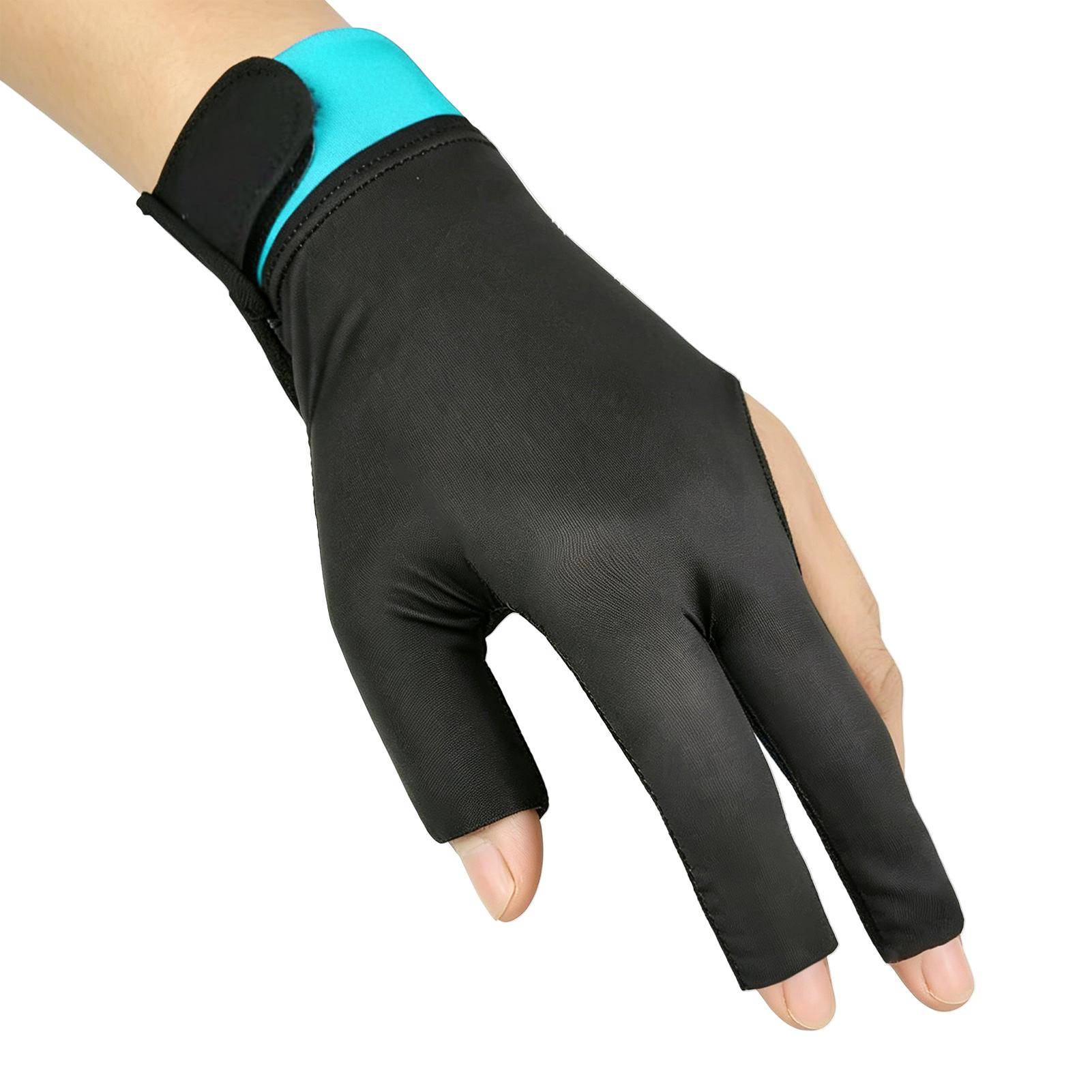 Men Accessories For Hand - قفاز البلياردو لليد اليسرى بثلاثة أصابع،