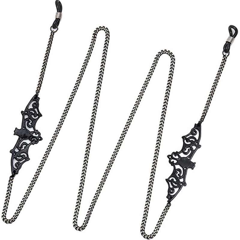 Men Accessories Neck Chain - 1-10 قطع سلسلة نظارات بتصميم خفاش