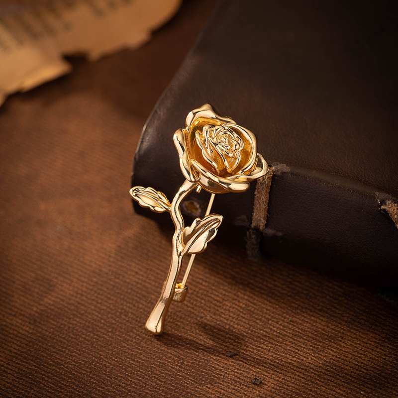 Men'S Suit Accessories - دبوس زهرة الورد الفاخر عالي الجودة