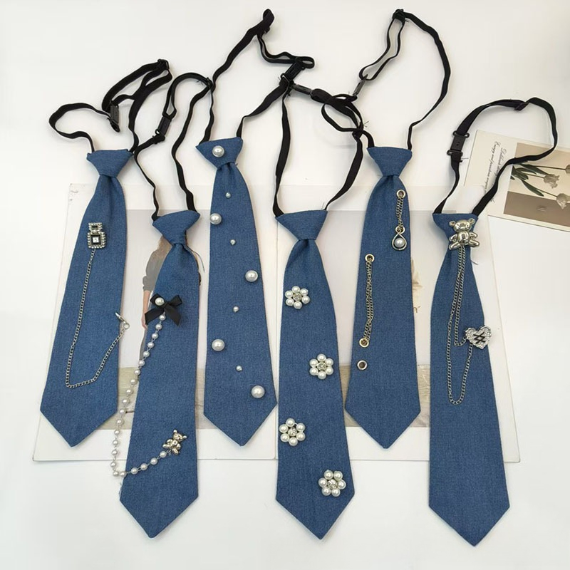 كاوبوي نمط الأزرق ربطة العنق J - مراجعة Men Accessories Neck Chain وسعره