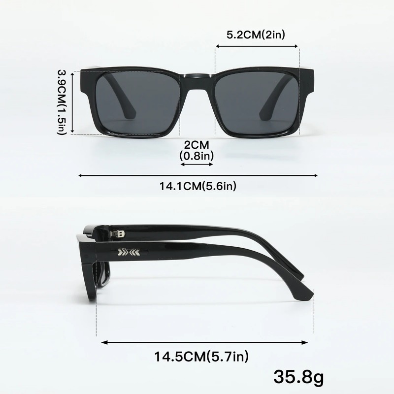 نظارات شمسية رجالية مربعة عالي - مراجعة Sunglasses Polarized Men وسعره