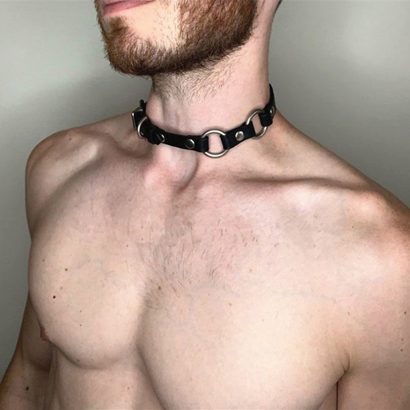 قلادة جلدية صناعية أنيقة للرجا - مراجعة Men Accessories Neck Chain وسعره