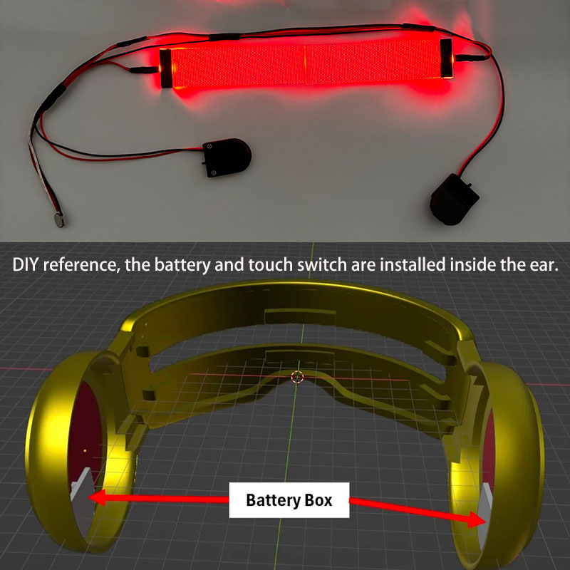 مجموعات كوسبلاي عيون LED مرنة  - مراجعة X Men Accessories وسعره