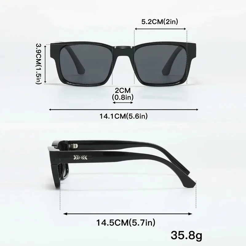 نظارات شمسية رجالية مربعة عالي - مراجعة Sunglasses Polarized Men وسعره
