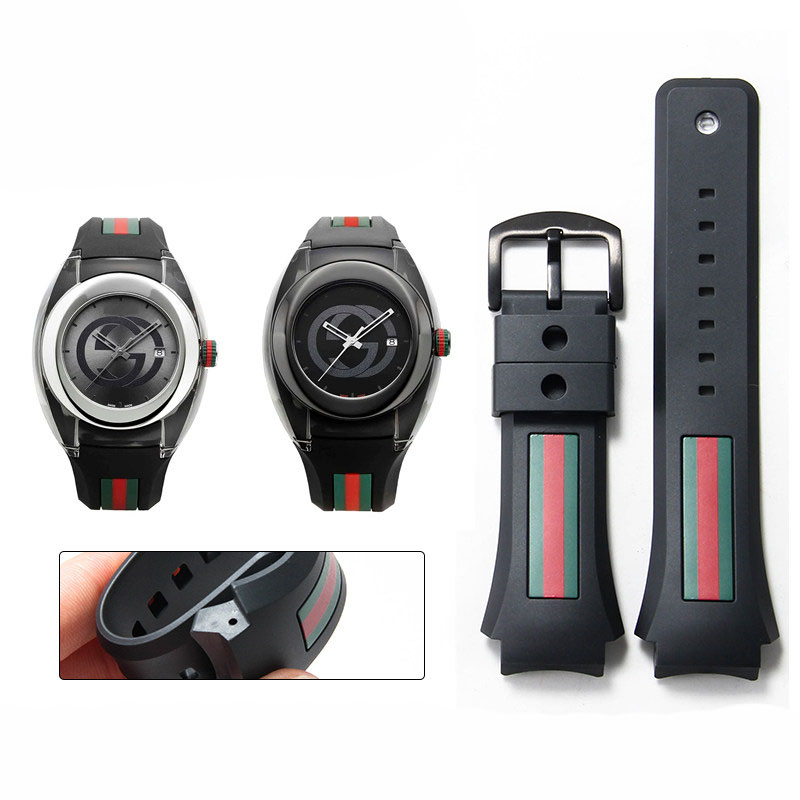 حزام ساعة مطاطي مخصص لـ Gucci  - مراجعة Men'S Accessories Gucci وسعره