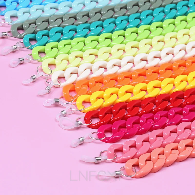 JNPCXI موضة الاكريليك النظارات - مراجعة Men Accessories Neck Chain وسعره