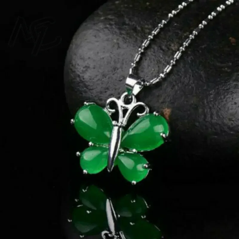 S925 الفضة الأخضر اليشم عقد بح - مراجعة Men Accessories For Hand وسعره