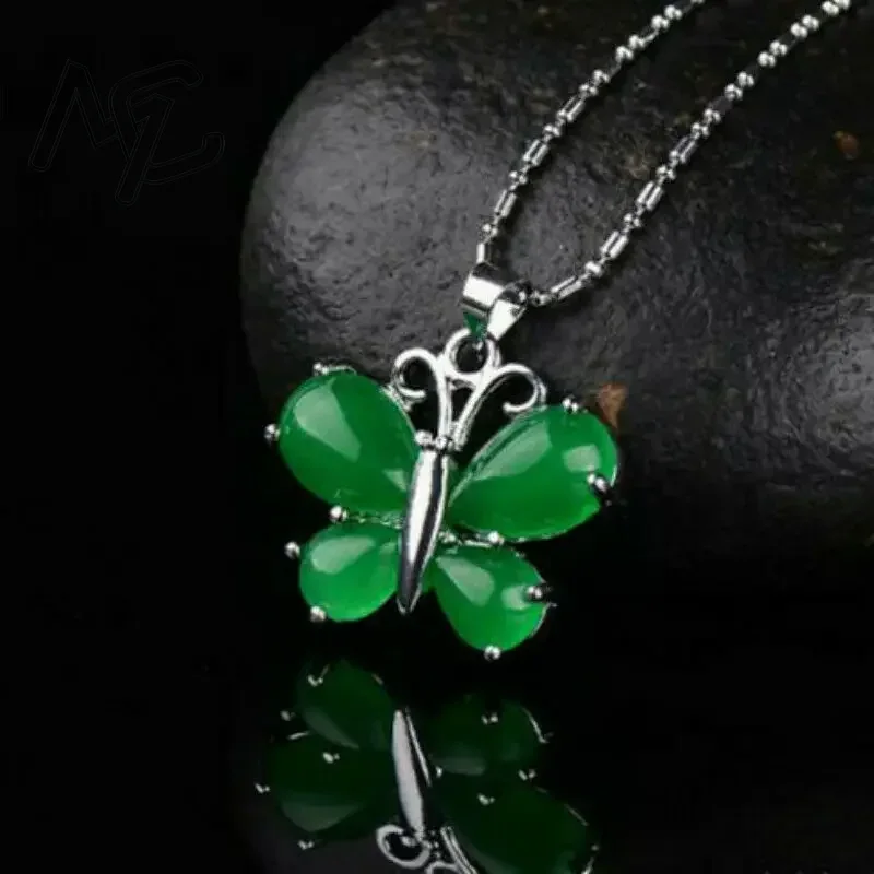 S925 الفضة الأخضر اليشم عقد بح - مراجعة Men Accessories For Hand وسعره