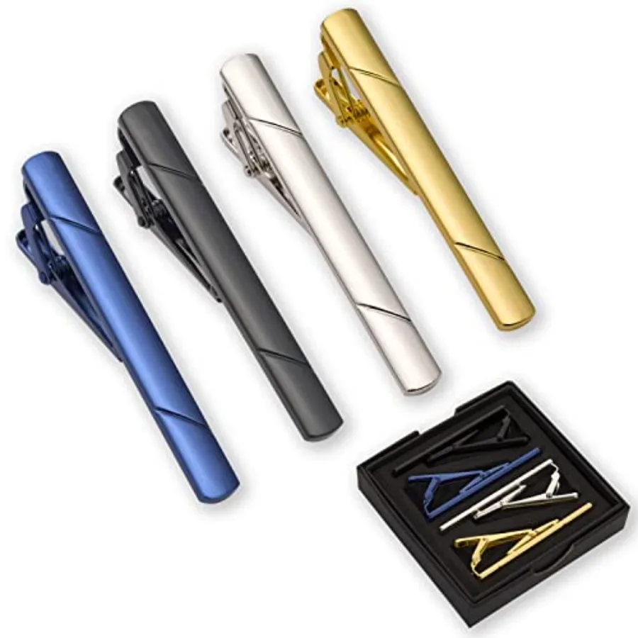4 قطع مشابك ربطة عنق للرجال مع - مراجعة Men Accessories To Gift وسعره