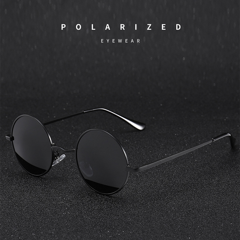 نظارات شمسية دائرية عتيقة الطر - مراجعة Sunglasses Polarized Men وسعره